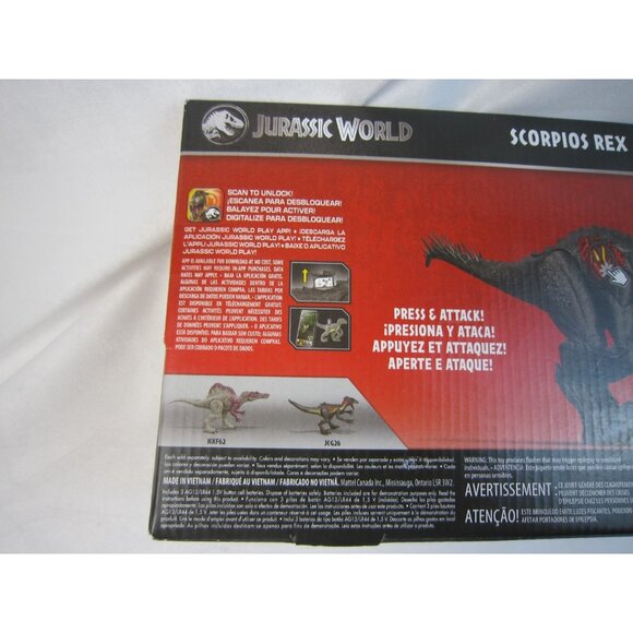 Jurassic World Ultimate Damage Scorpios Rex Dinosaur Toy Figure - New - Picture 7 of 11